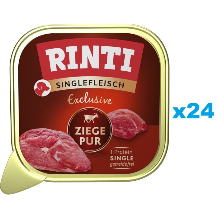 RINTI Singlefleisch Exclusive Goat Pure monobiałkowa karma z koziną 24x150 g