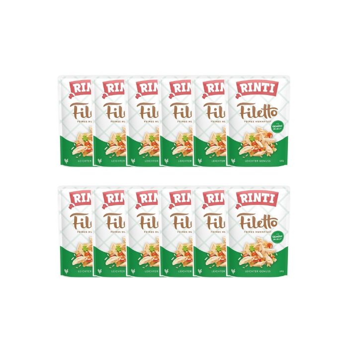RINTI Filetto in Jelly Chicken&Vegetables saszetka w galaretce kurczak i warzywa 12x100 g