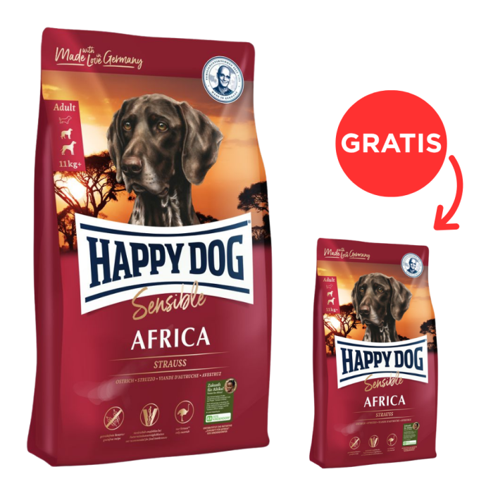 HAPPY DOG Supreme africa 12.5 kg + 1 kg GRATIS