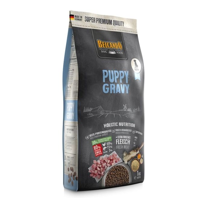 BELCANDO Puppy Gravy 4x1 kg sucha karma dla szczeniąt do 4 miesiąca życia