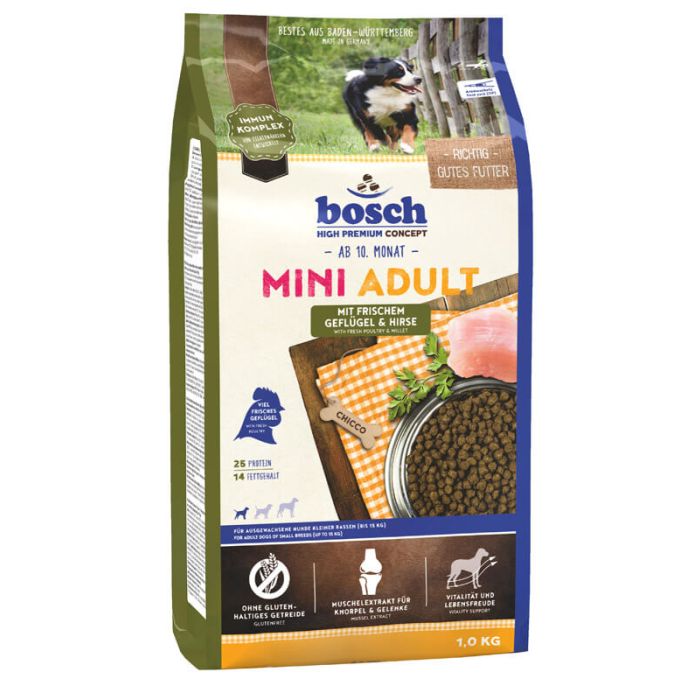 BOSCH Mini Adult drób i proso 2x1 kg