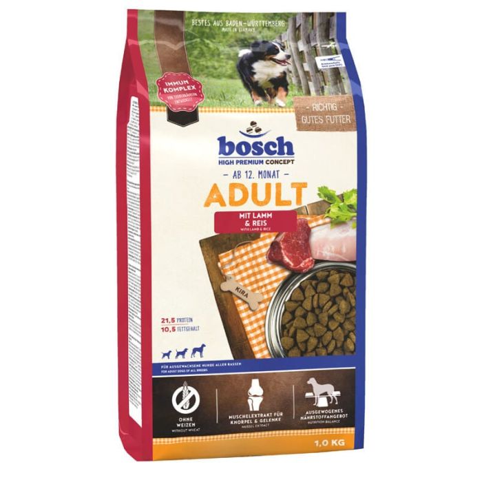 BOSCH Adult jagnięcina z ryżem 2x1 kg