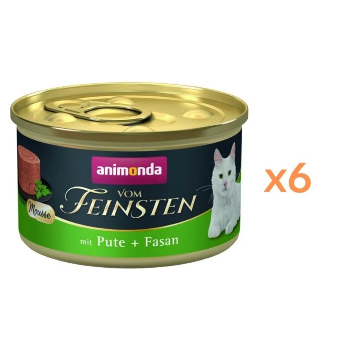 ANIMONDA Vom Feinsten Mousse z kurczakiem i tuńczykiem 6x85g mus dla kotów