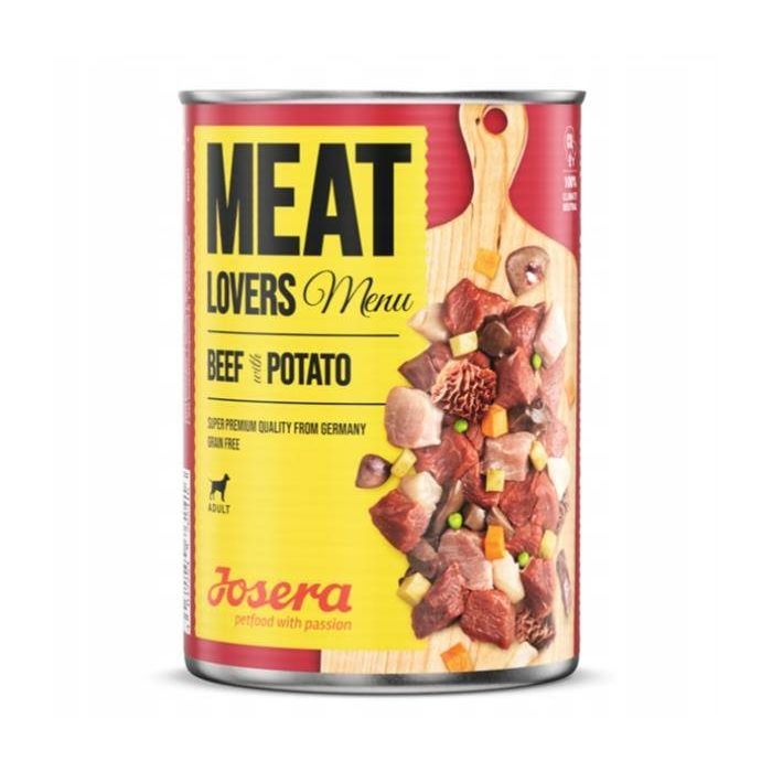 JOSERA Meatlovers menu wołowina z ziemniakami 6x800 g