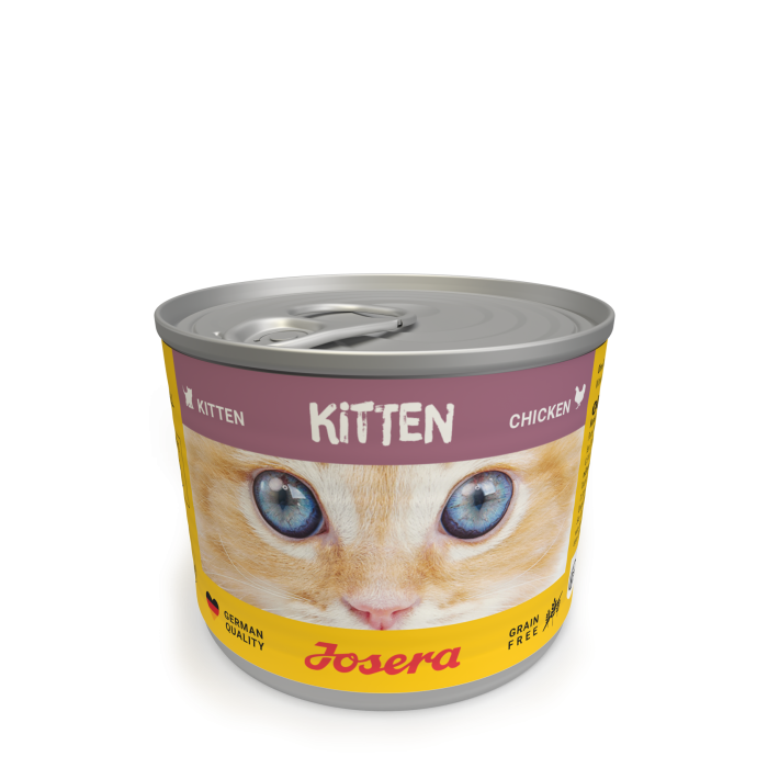 JOSERA Kitten Kurczak mokra karma dla kociąt puszka 6 x 200g