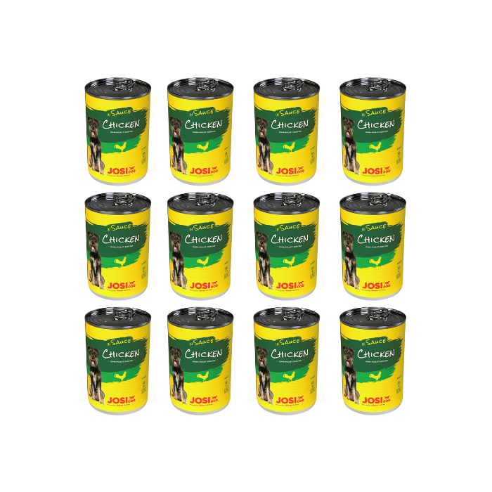 JOSERA JosiDog Kurczak w sosie 12x415g dla dorosłych psów