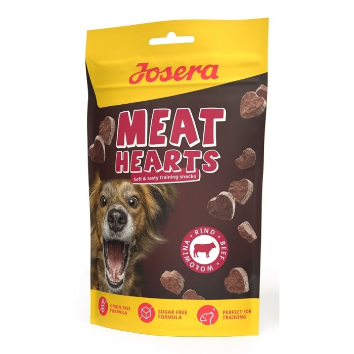 JOSERA Meat Hearts Beef przysmaki treningowe z wołowiną 12x70g