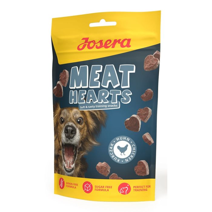 JOSERA Meat Hearts Chicken przysmaki treningowe z kurczakiem 12x70g