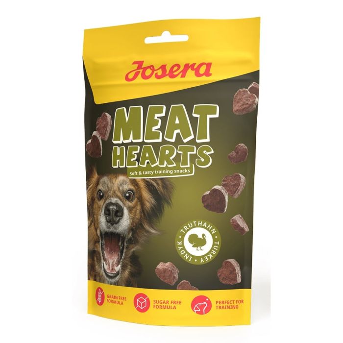 JOSERA Meat Hearts Turkey przysmaki treningowe z indykiem 12x70g