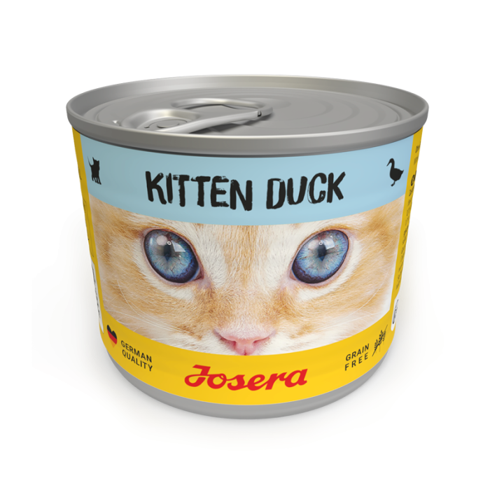 JOSERA Kitten Kaczka mokra karma dla kociąt puszka 6 x 200g