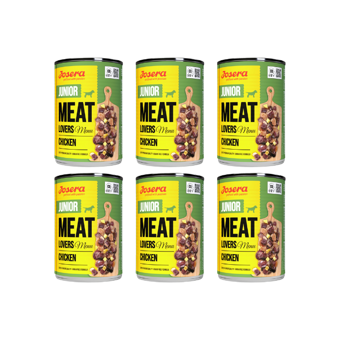 JOSERA Meat Lovers Junior Menu Kurczak dla szczeniąt 6x400g