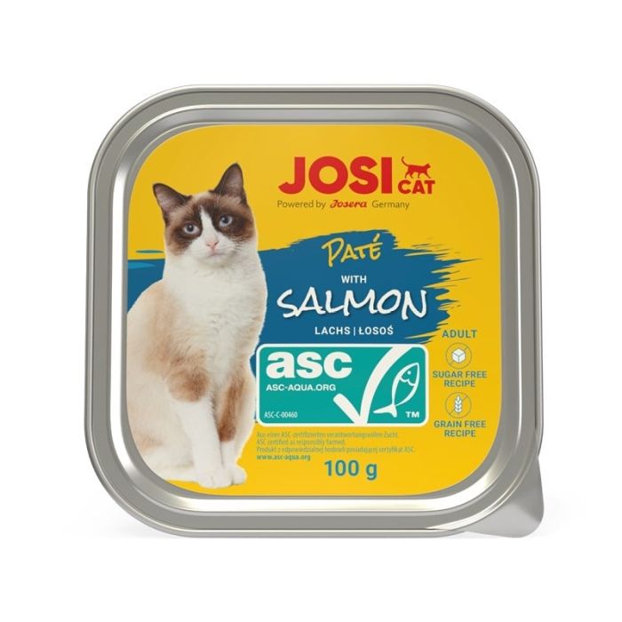 JOSERA JosiCat Pasztet z łososiem dla kota 12x100g
