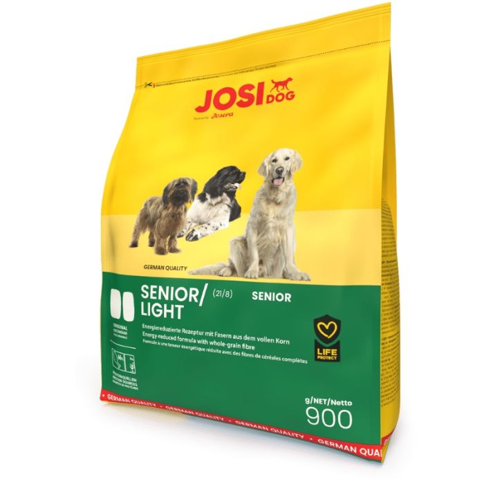 JOSERA JosiDog Senior Light 6x900 g dla starszych i mniej aktywnych psów