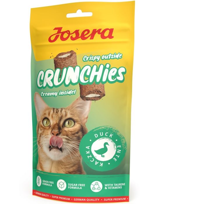 JOSERA Crunchies Duck 12x60 g chrupiące przysmaki z kaczką dla kotów