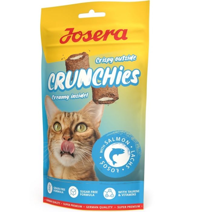 JOSERA Crunchies with Salmon 12x60 g chrupiące przysmaki z łososiem dla kotów