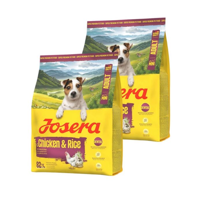 JOSERA Mini Adult Chicken and Rice 2x900g bezglutenowa karma dla psów małych ras