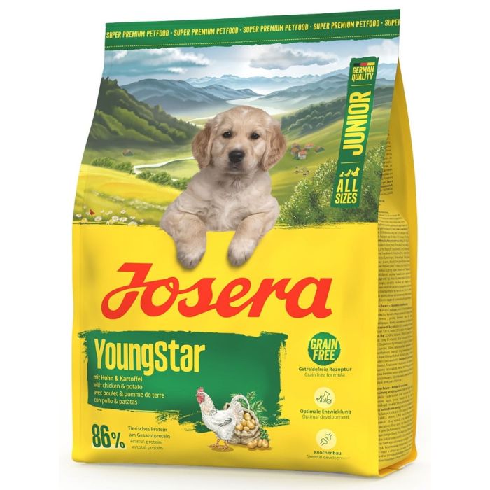 JOSERA YoungStar 6x900g bezzbożowa karma dla szczeniąt