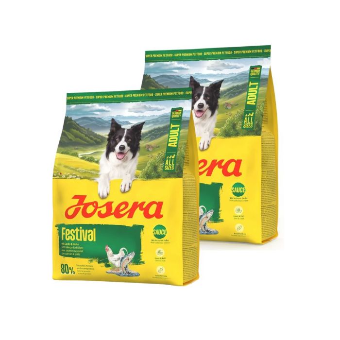 JOSERA Festival 2x900g dla wybrednych psów z pysznym sosem