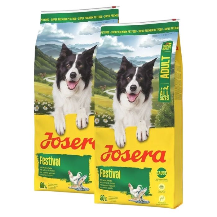 JOSERA Festival 2x12,5kg dla wybrednych psów z pysznym sosem