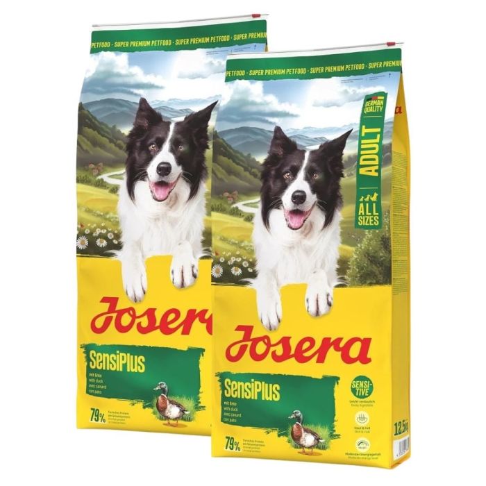 JOSERA SensiPlus 2x12,5kg dla psów z wrażliwym układem pokarmowym