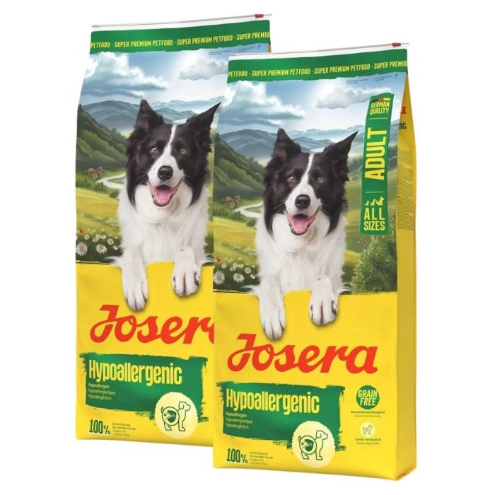 JOSERA Hypoallergenic Adult 2x12,5kg bezzbożowa karma dla wrażliwych psów z owadami