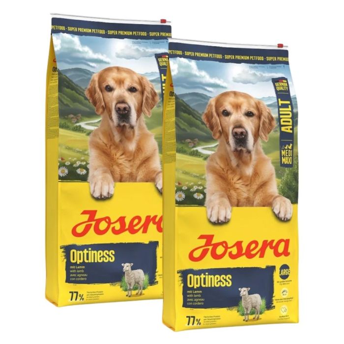 JOSERA Adult Optiness 2x12,5kg dla psów średnich i dużych ras z dużymi granulkami