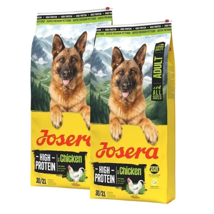 JOSERA High Protein Adult Chicken 2x12,5kg wysokoenergetyczna karma dla psów sportowych