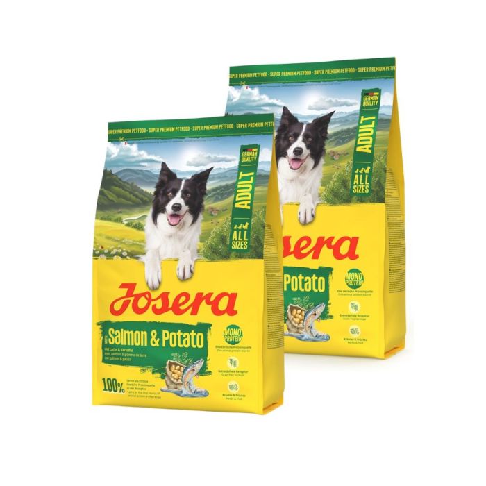 JOSERA Salmon and Potato Adult 2x3kg bezzbożowa karma dla psów z wrażliwym żołądkiem