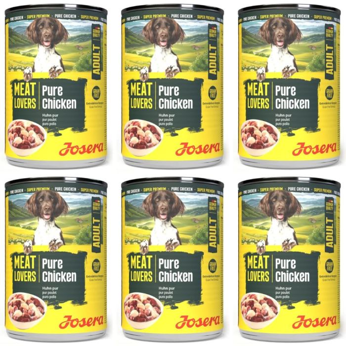 JOSERA Meat Lovers Pure Chicken 6x400 g kurczak, mokra karma dla psów