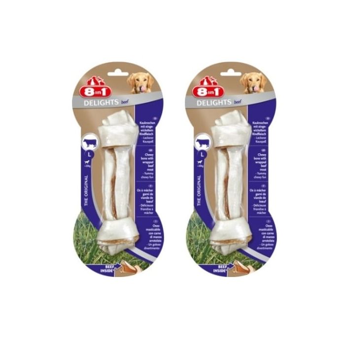 8IN1 Kośc dla psa Beef Delights Bone L 2szt.