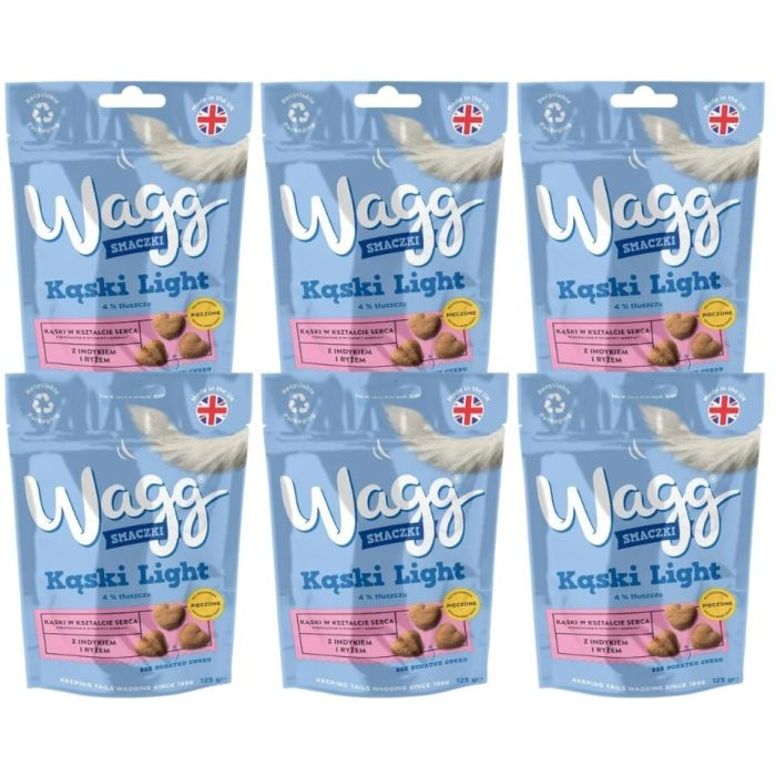 WAGG Kąski Light 6x125g smaczki dla psa