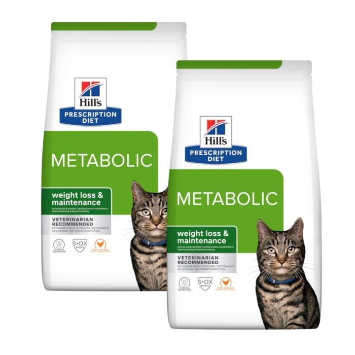 HILL'S Prescripition Diet Feline Metabolic dla kotów 2x8 kg