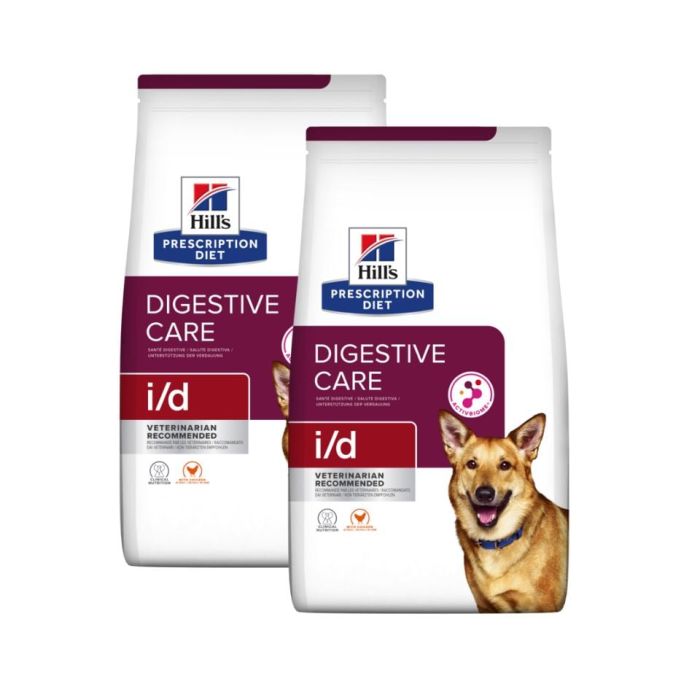 HILL'S Prescription Diet i/d Activ Biome Digestive Care Chicken Dog dla psów z wrażliwym układem pokarmowym 24 kg (2x12 kg)