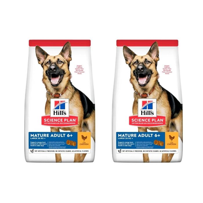 HILL'S Science Plan Canine Mature Adult 6+ Large breed Chicken dla starszych psów ras dużych 36 kg (2x18 kg)