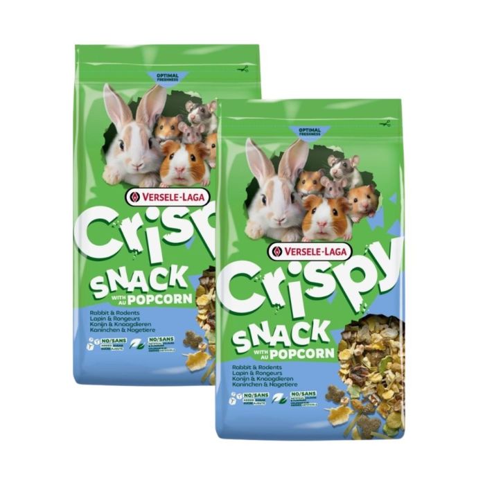 VERSELE-LAGA Crispy Snack with Popcorn 2x550g przysmaki z popcornem dla królików i gryzoni