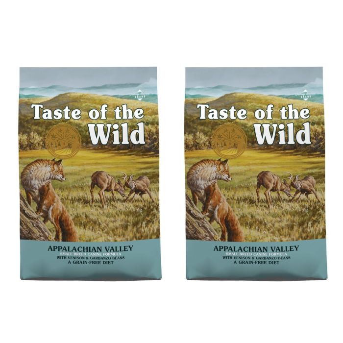 TASTE OF THE WILD Appalachian Valley Małe Rasy 24,4 (2 x 12,2 kg) z jeleniem i ciecierzycą