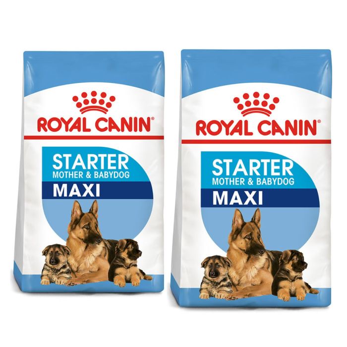 ROYAL CANIN Maxi Starter Mother&Babydog 30 kg (2 x 15 kg) karma sucha dla suk w ciąży i okresie laktacji oraz szczeniąt, od 4 do 8 tygodnia życia, ras dużych