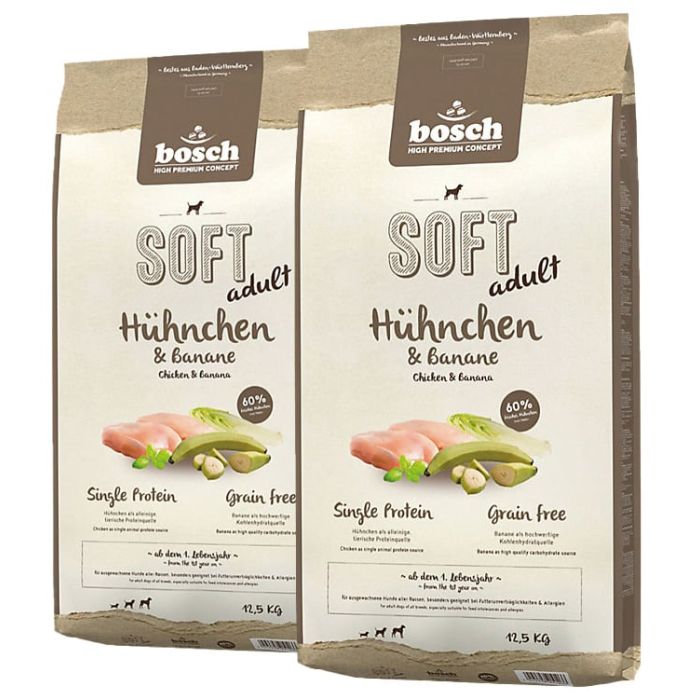 BOSCH Soft Kurczak & Banan 25 kg (2 x 12,5 kg)