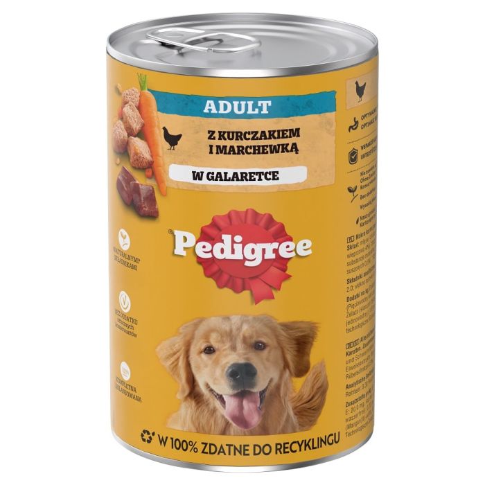 PEDIGREE Adult puszka 1200g mokra karma pełnoporcjowa dla dorosłych psów w galaretce