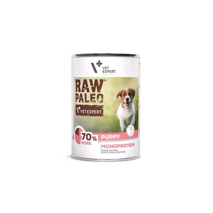 VET EXPERT RAW PALEO Puppy karma dla szczeniąt 400 g