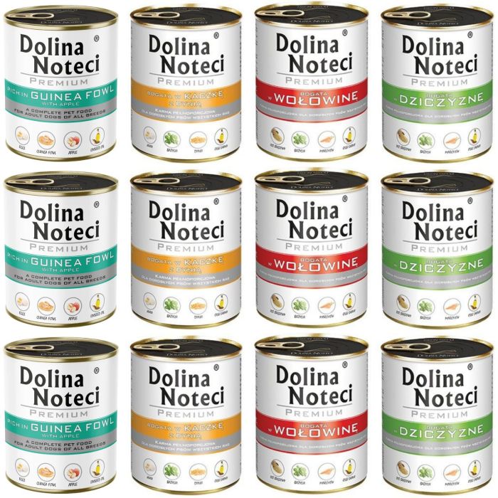 DOLINA NOTECI Premium Mix 4 Smaków 12 x 800 g