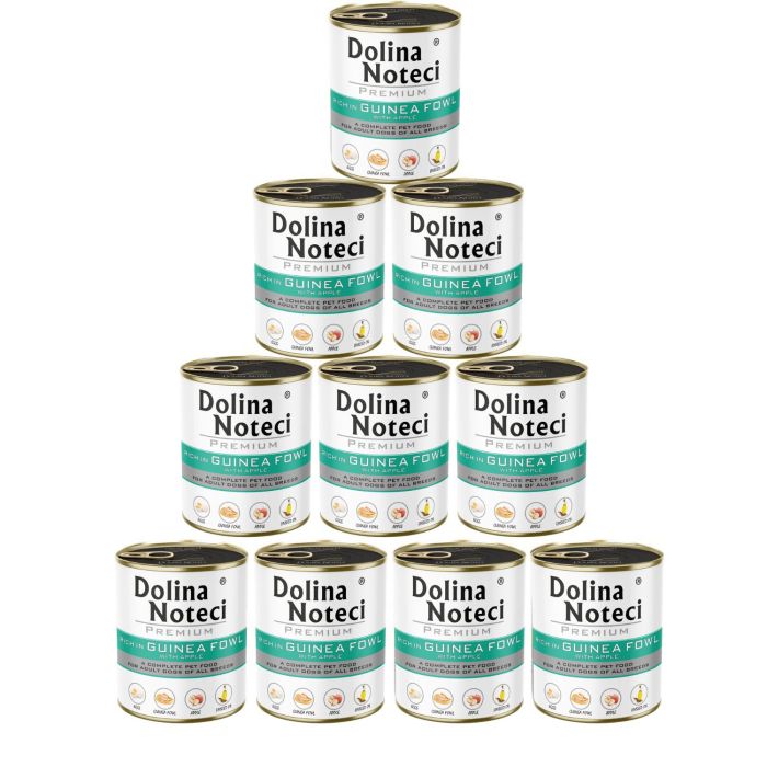 DOLINA NOTECI Premium Bogata w perliczkę z jabłkiem 10x800 g