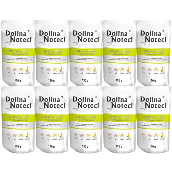 DOLINA NOTECI Premium Bogata W Gęś Z Ziemniakami 10x150 g