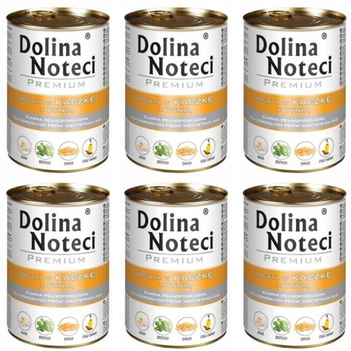 DOLINA NOTECI Premium Bogata W Kaczkę Z Dynią 6x400 g