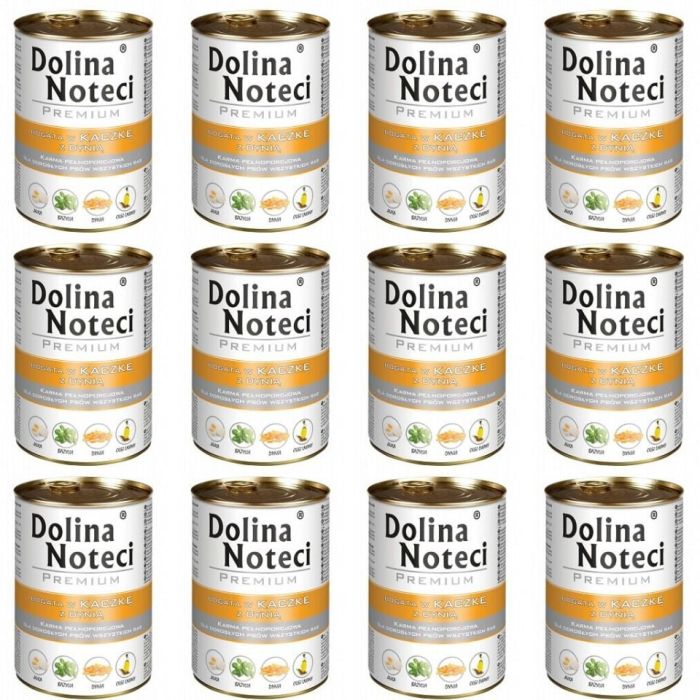 DOLINA NOTECI Premium Bogata W Kaczkę Z Dynią 12X400 g