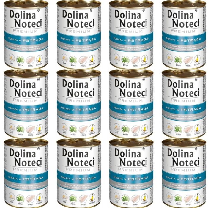 DOLINA NOTECI Premium Bogata W Pstrąga 12x400g