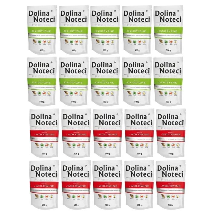 DOLINA NOTECI Premium Mix smaków Bogata w dziczyznę i wołowinę 20x500 g