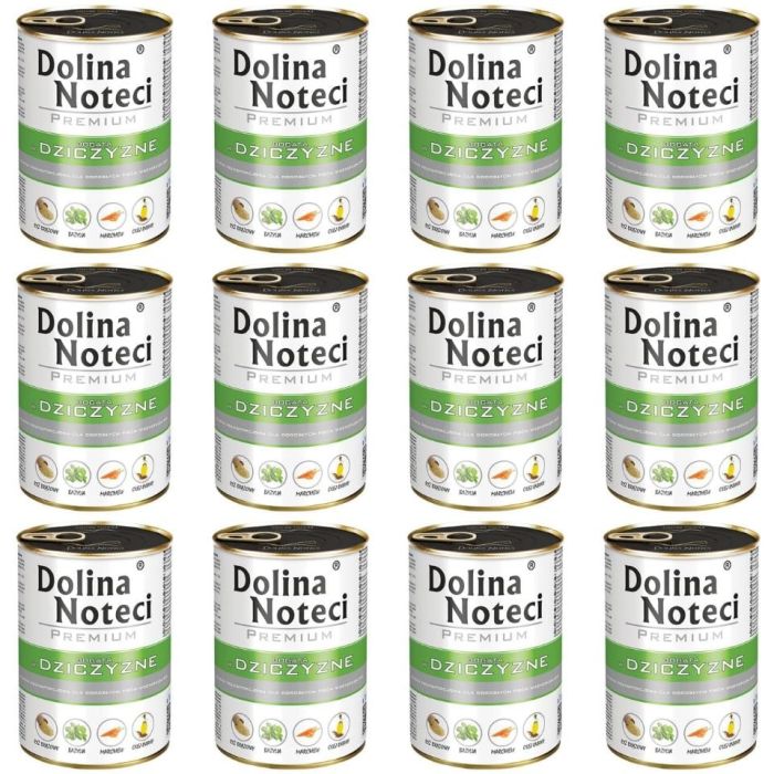 DOLINA NOTECI Premium Bogata W Dziczyznę 12x400g