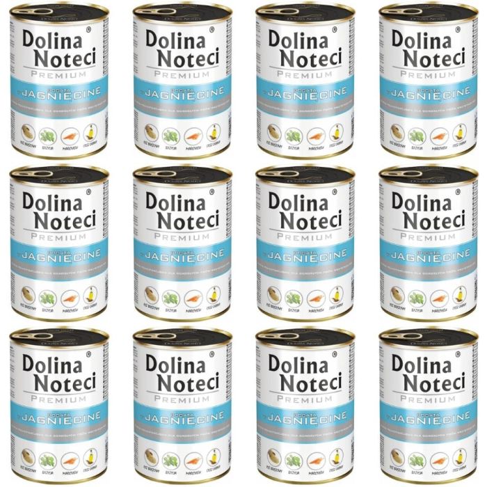 DOLINA NOTECI Premium Bogata W Jagnięcinę 12x400g
