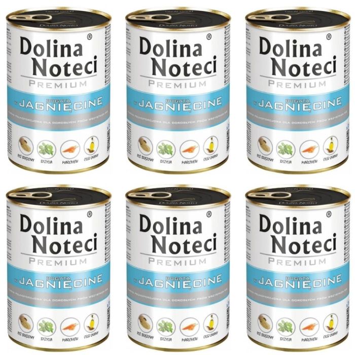 DOLINA NOTECI Premium Bogata W Jagnięcinę 6x400g